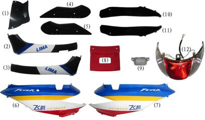 立馬電動車燈具、塑件及配件全面解析